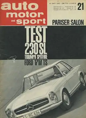 Auto, Motor & Sport 1963 Heft 21