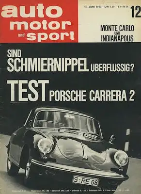 Auto, Motor & Sport 1963 Heft 12