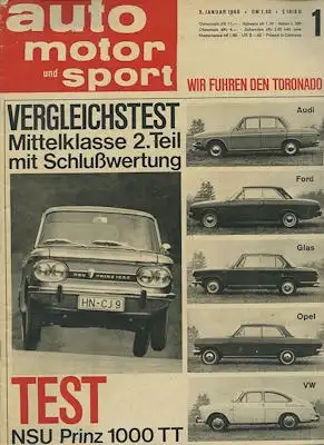 Auto, Motor & Sport 1966 Heft 1