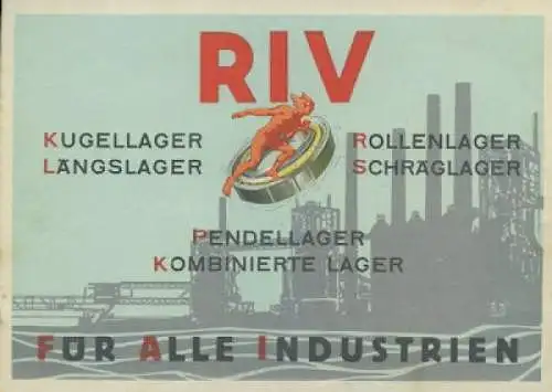 RIV Kugellager Prospekt 1932