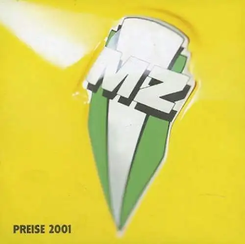 MZ Preisliste 2001