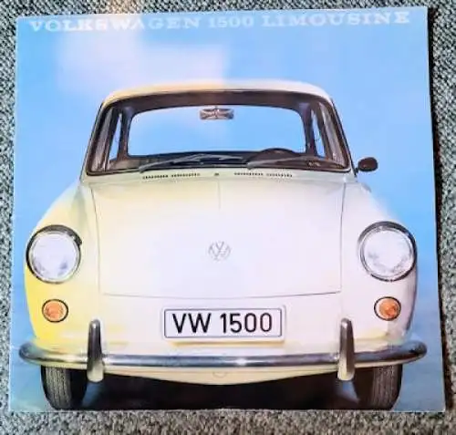 VW 1500 Prospekt 1962