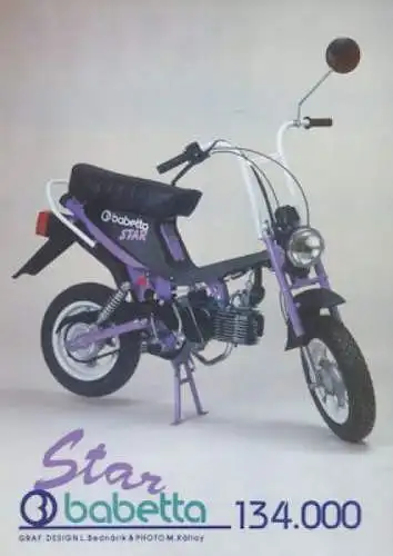 Jawa Star Babetta Prospekt 1990er Jahre