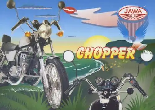 Jawa 350 / 639 Chopper Prospekt 1990er Jahre