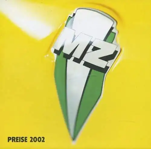 MZ Preisliste 2002