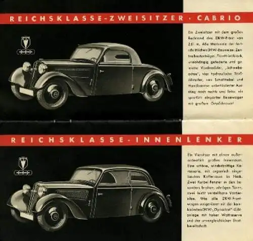 DKW Pkw Programm 1.1937