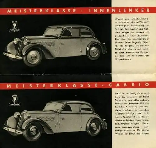 DKW Pkw Programm 1.1937