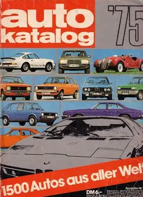 Auto Katalog 1975 Nr.18