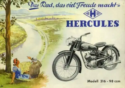 Hercules Modell 316 Prospekt 1951