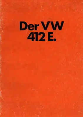 VW 412 E Prospekt 8.1972