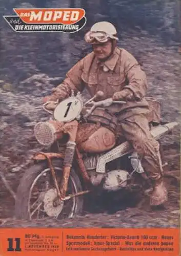 Moped und die Kleinmotorisierung 1958 Heft 11