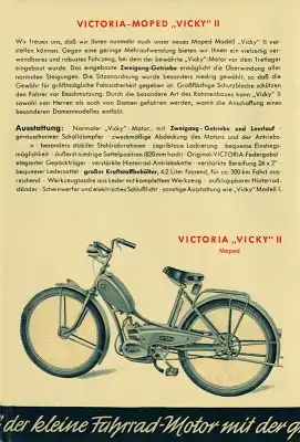 Victoria Vicky I, II und V 122 H Prospekt 7.1953