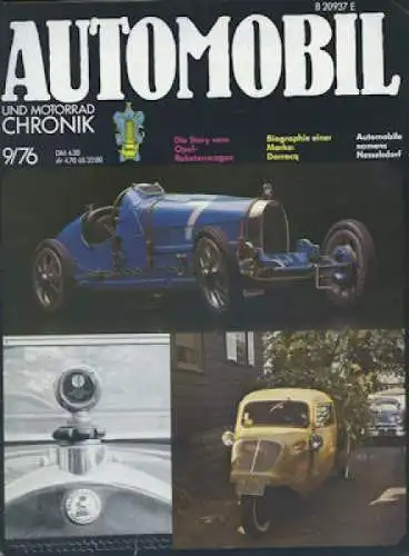 Automobil und Motorrad Chronik 1976 Heft 9