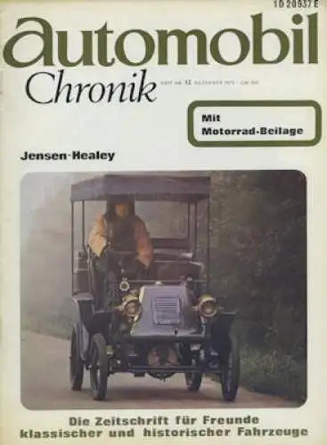 Automobil und Motorrad Chronik 1972 Heft 12