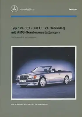 Mercedes-Benz AMG 300 CE-24 Cabriolet Reparaturanleitung 11.1992