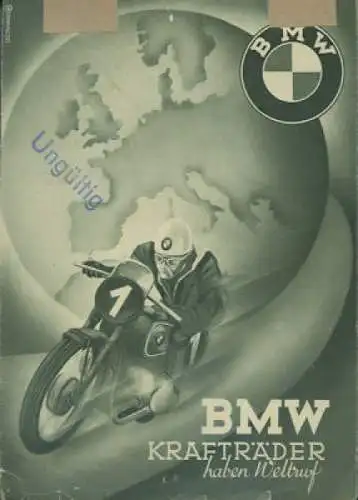 BMW Programm 1939