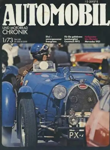 Automobil und Motorrad Chronik 1973 Heft 1