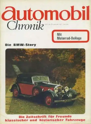 Automobil und Motorrad Chronik 1972 Heft 1