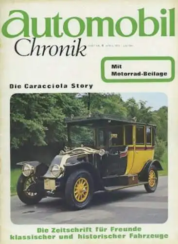 Automobil und Motorrad Chronik 1972 Heft 4