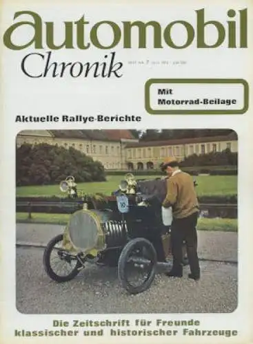 Automobil und Motorrad Chronik 1972 Heft 7