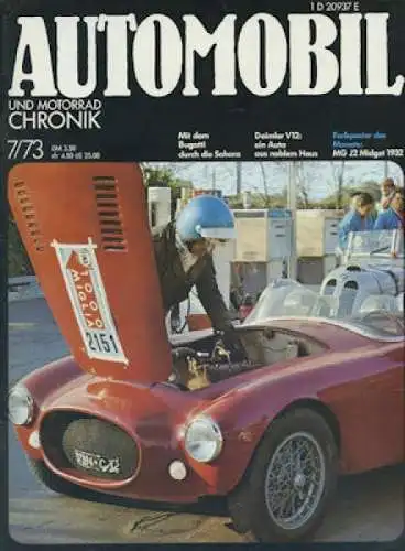 Automobil und Motorrad Chronik 1973 Heft 7