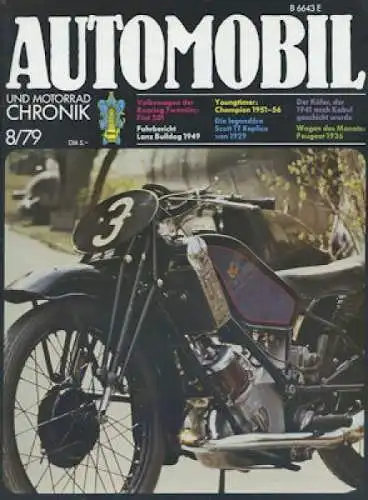 Automobil und Motorrad Chronik 1979 Heft 8