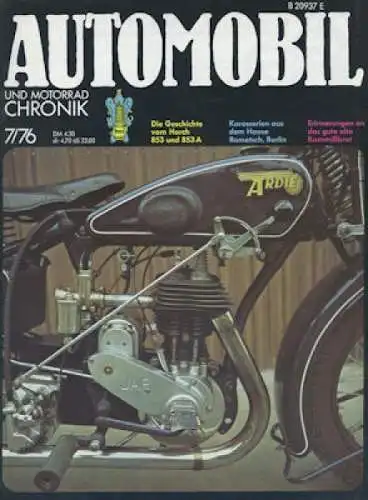 Automobil und Motorrad Chronik 1976 Heft 7