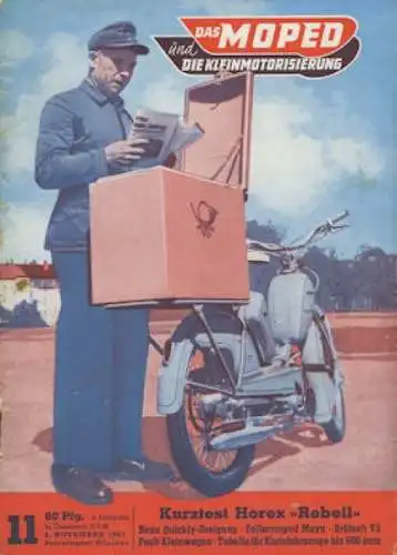 Moped und die Kleinmotorisierung 1957 Heft 11