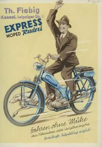 Express Radexi Prospekt 1950er Jahre