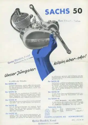 Sachs 50 Prospekt 4.1953