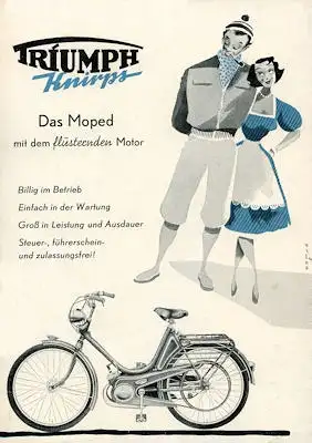 Triumph Knirps Prospekt 10.1953