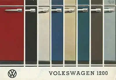 VW 1200 Farben 8.1963