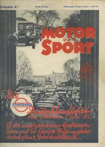 Motor & Sport 1932 Heft 14