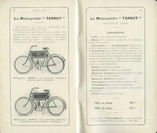 Terrot Programm 1903