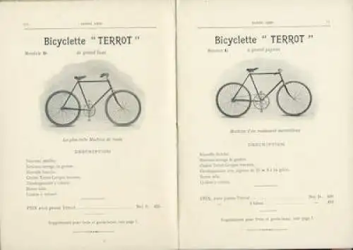 Terrot Programm 1900