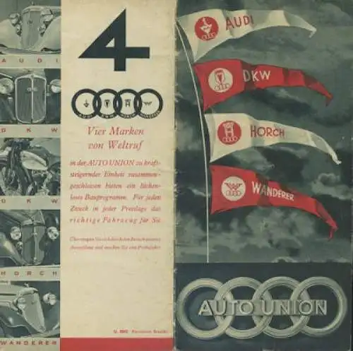 Auto-Union Pkw Programm 10.1935