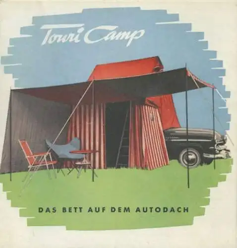 Touri Camp Prospekt 1956 Reprint