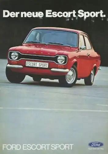 Ford Escort Sport Prospekt 9.1971