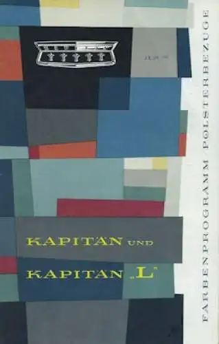 Opel Kapitän + L Farben ca. 1960