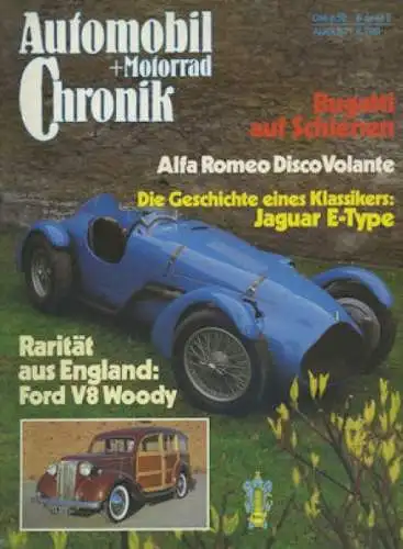 Automobil und Motorrad Chronik 1981 Heft 8