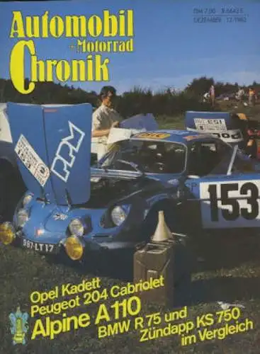 Automobil und Motorrad Chronik 1982 Heft 12