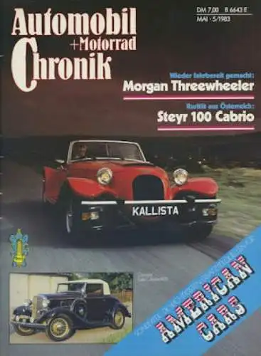 Automobil und Motorrad Chronik 1983 Heft 5