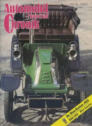 Automobil und Motorrad Chronik 1983 Heft 6