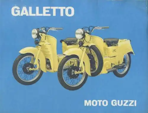 Moto Guzzi Galletto 192 ccm Prospekt 4.1960