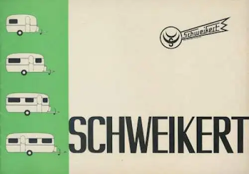 Schweikert Wohnwagen Prospekt 1963