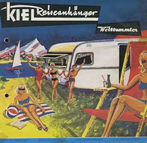 Kiel Reiseanhänger Programm ca. 1960