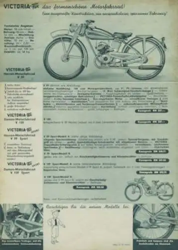 Victoria Fahrrad Programm 1938