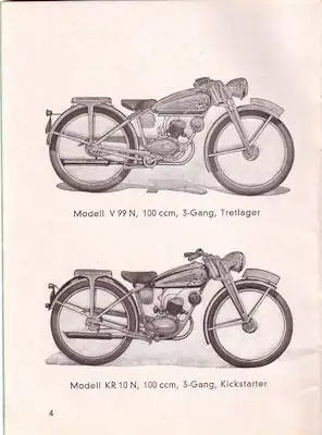 Victoria V 99N, KR 10N, KR 12N und KR 15N Bedienungsanleitung 7.1940