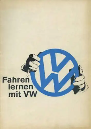 VW Fahren lernen mit VW 1966