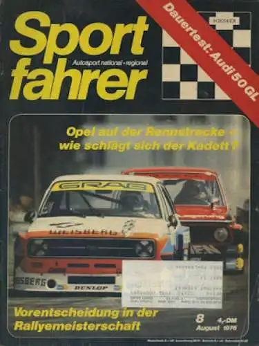 Sportfahrer 1976 Heft 8